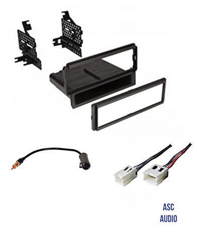ASC Car Stereo Dash Install Kit, Wire Harness, and Antenna Adapter for