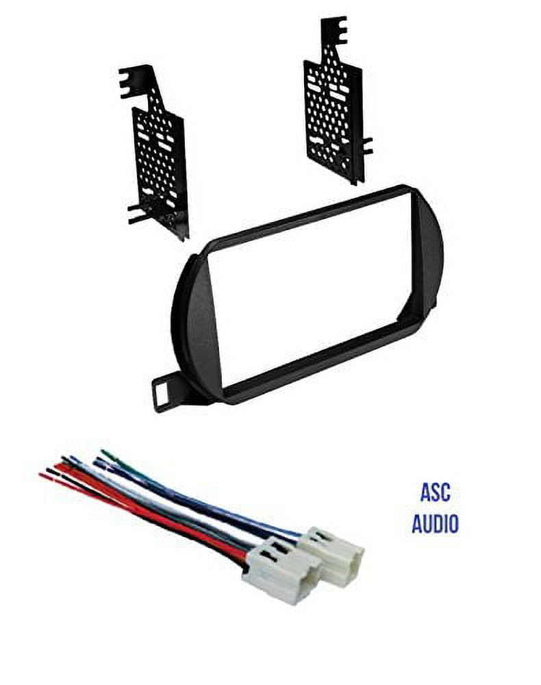 ASC Car Stereo Dash Install Kit and Wire Harness for Installing a Double Din Radio for 2002 2003