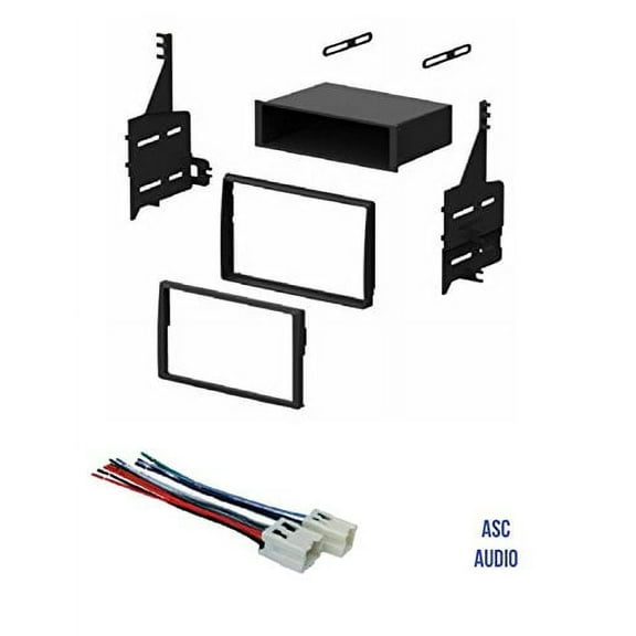 ASC Car Stereo Dash Install Kit and Wire Harness for Installing an Aftermarrket Radio for 2005 2006 Nissan Altima