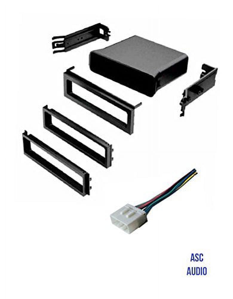 Toyota Corolla Stereo Install Kit (2003-2008) - Single DIN Dash Kit + Wiring Harness