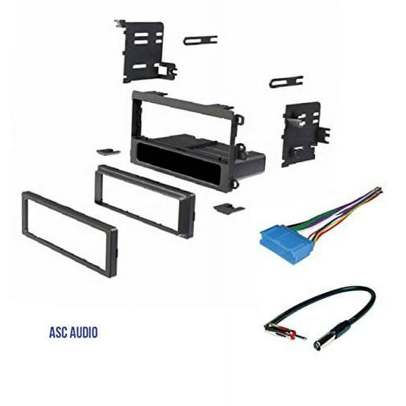 ASC Car Stereo Dash Kit Combo for some Oldsmobile: 96-98 Achieva, 99-00 Alero, 95-00 Aurora, 98-01 Bravada, 95-97 Cutlass Supreme, 94-99 Eighty Eight, 98-02 Intrigue, 96-99 LSS, 94-96 Ninety Eight