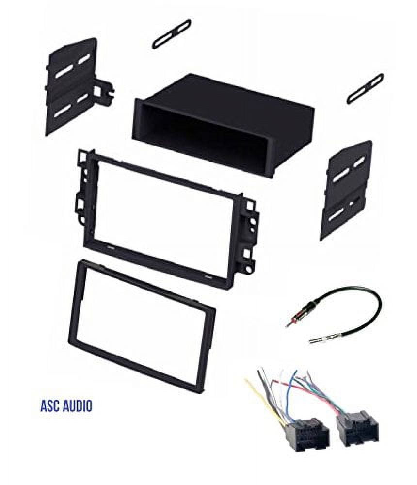 ASC Car Stereo Dash Kit, Wire Harness, Antenna Adapter to Install Radio ...