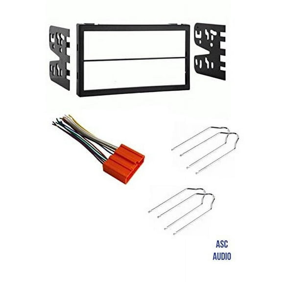 ASC Car Stereo Dash Kit, Wire Harness, and Radio Tool for Installing a Double Din Radio for Mazda: 2001-2002 626, 2002-2005 Miata, 2002 Millenia, 2001-2004 Protege / Protege 5, 2002-2006 Tribute
