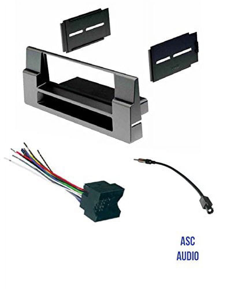ASC Car Stereo Install Dash Kit, Wire Harness, and Antenna Adapter for