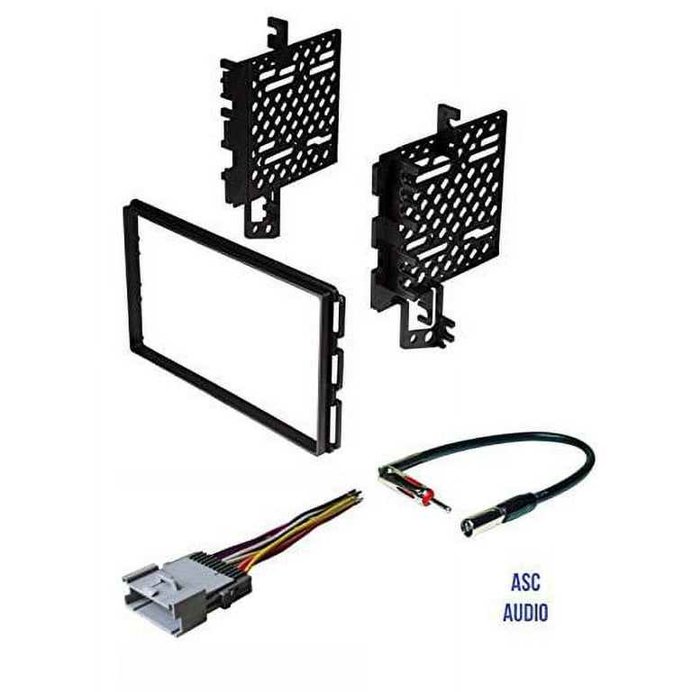 ASC Single Din Car Radio Dash kit, Wire Harness, and Antenna Adapter for  Chevrolet