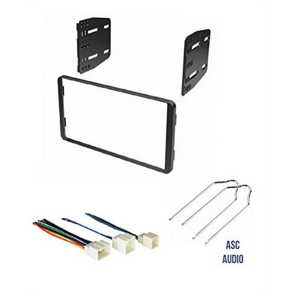 ASC Double Din Car Stereo Install Dash Kit, Wire Harness, and Radio Tool for some 01-03 Ford Escape, 00-04 Ford Excursion, 98-01 Ford Explorer, 99-03 Ford Windstar, 98-01 Mercury Mountaineer w/Amp