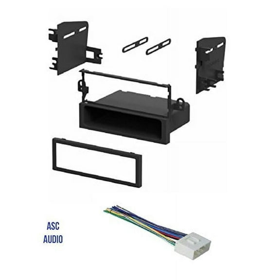 ASC Single Din Car Stereo Install Dash Kit and Wire Harness for 04-06 Chevrolet Aveo; Daewoo: 99-02 Lanos, 99-02 Leganza, 99-02 Nubira; Suzuki: 04-08 Forenza, 05-08 Reno, 04-07 Verona