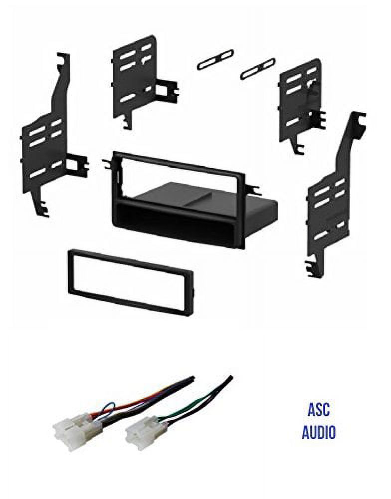 American International Radio Dash Kit + Wire Harness For Dodge RAM 1500 2002-2005 – CDK636, Black, Plastic