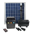 thumbnail image 1 of ASC Solar Panel with Water Pump Battery/Timer Control System and LED Lights with Winter Mode, 1 of 2