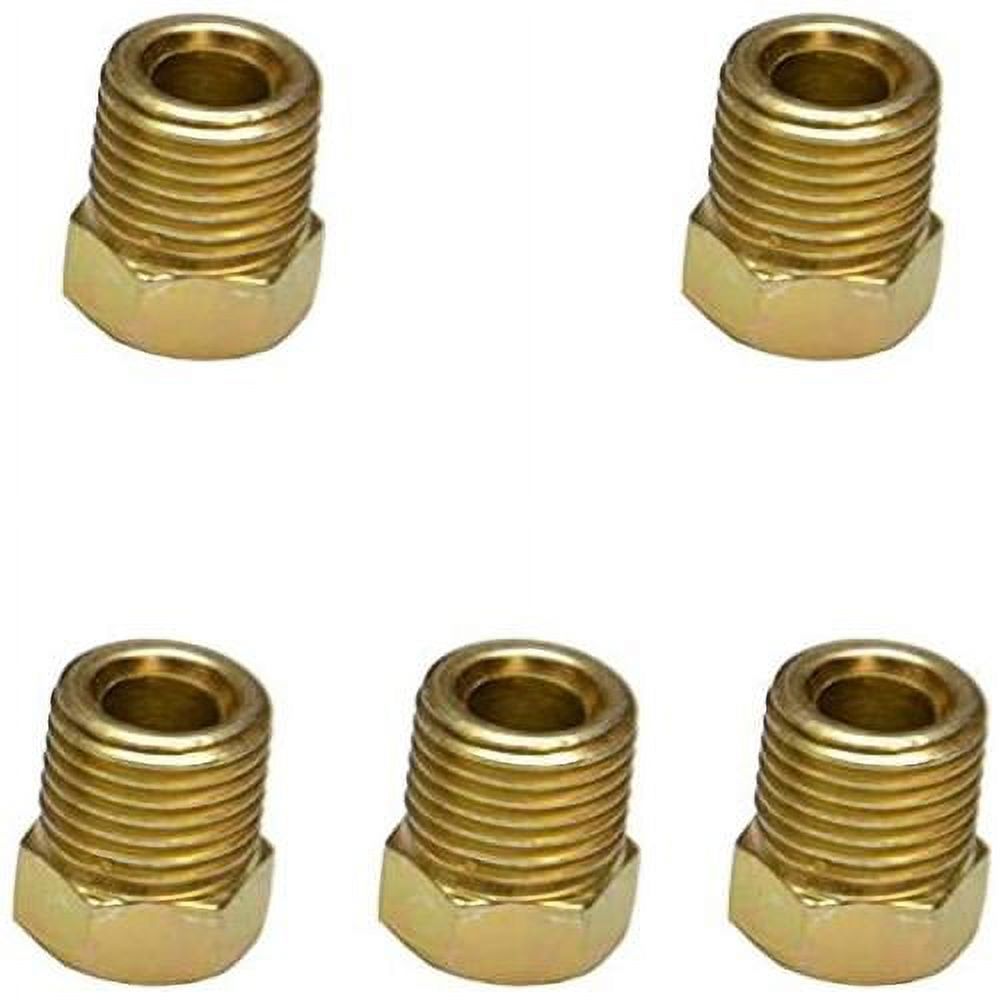 ASD Brake Line Tube Nuts For 1/4" Tube (1/2" 20 Thread, Inverted