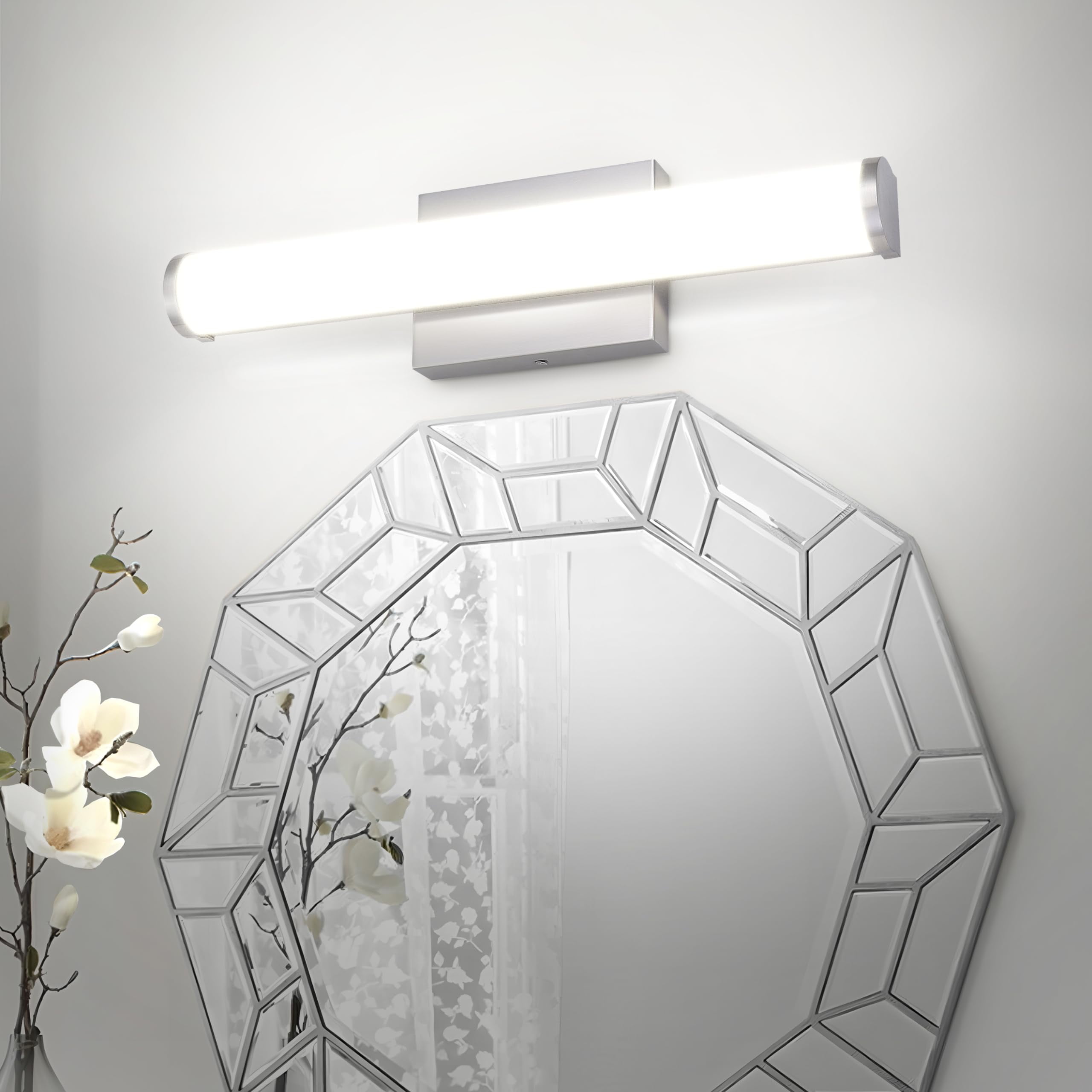 18-Inch Brushed Nickel LED Dimmable Vanity Light