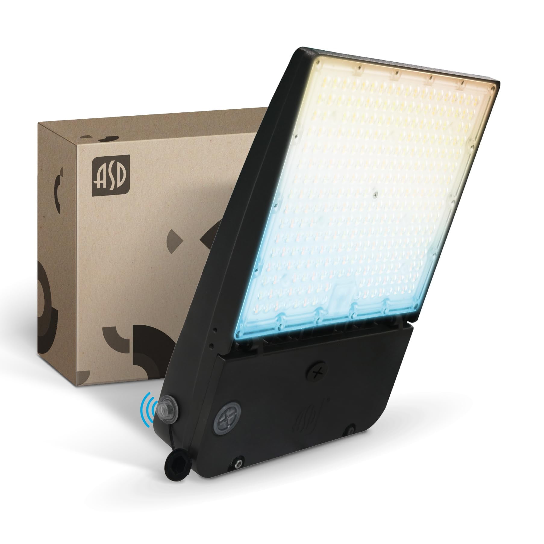 Black Dimmable LED Parking Lot Light with Photocell