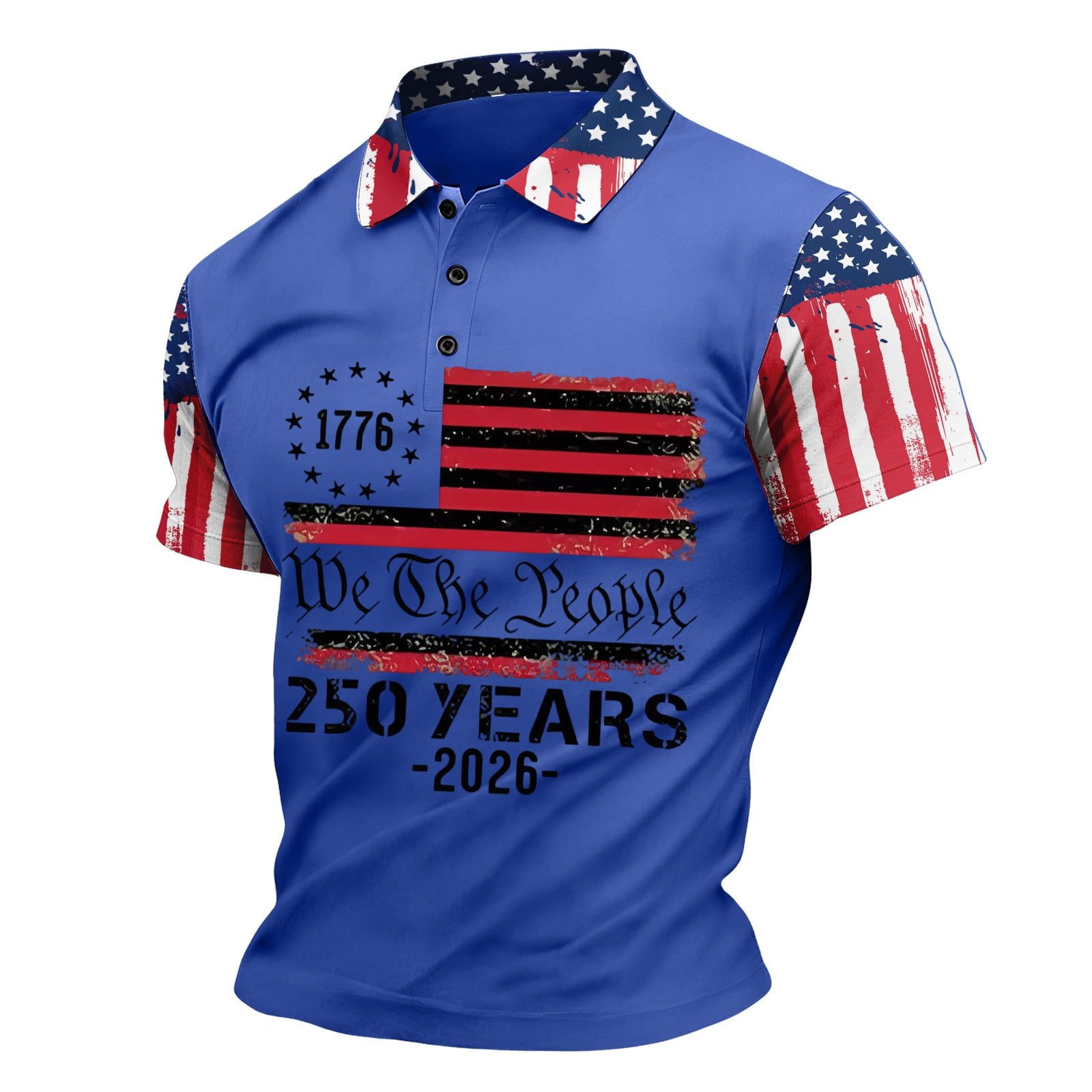 ASDFVBKG 250th Anniversary Usa Henry Neck Sweatshirt for Men Vintage ...