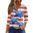 thumbnail image 1 of ASDFVBKG 250th Anniversary Usa Sweatshirt for Women American Flag 1776 Tees 4th Of July Flag Patriotic Shirts for Women Red 3XL, 1 of 5