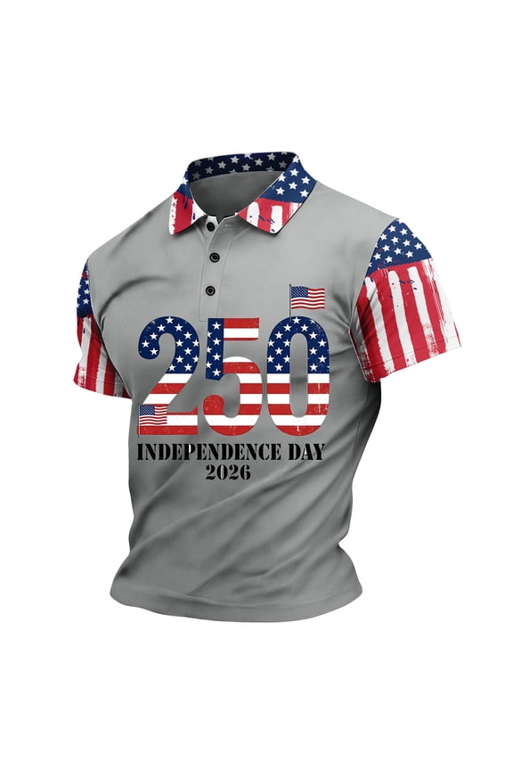 Men American Flag Shirt Vintage American Flag Graphic T Shirts Short Sleeve Summer Patriotic Shirts for Men Gray 3XL