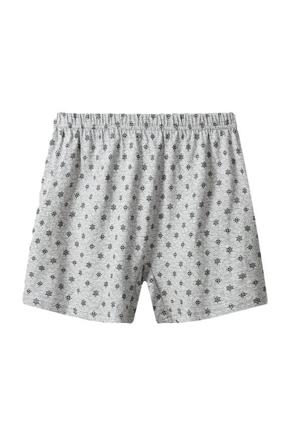 Men's Sexy Boxer Briefs Bulge Enhancing Underwear Low Rise Trunks Short Leg Boxer Briefs Gray 5XL