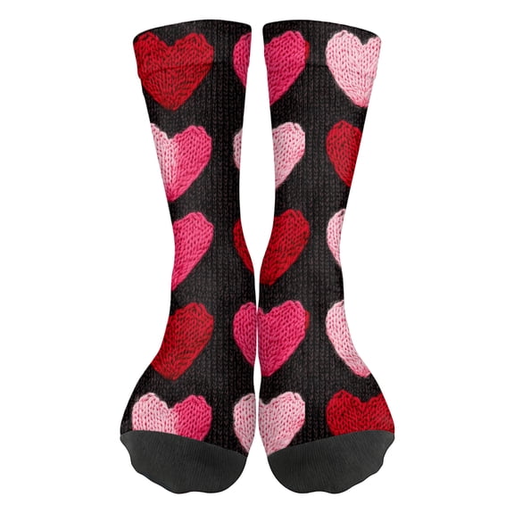 ASDFVBKG No Show Socks Womens Girls Valentine's Day Socks Heart Love Prints Socks Party Accessories, Socks Women J
