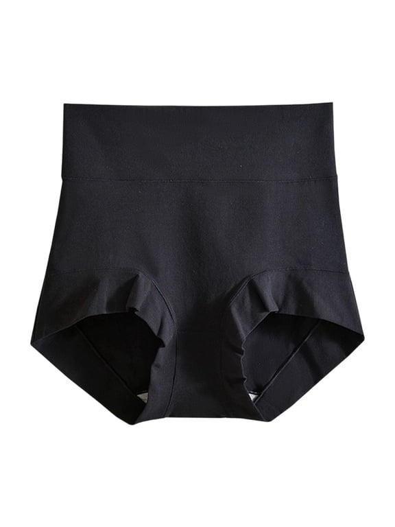 Postpartum C Section Cotton Compression Underwear High Waisted Full Coverage Tummy Control Panties Black XL