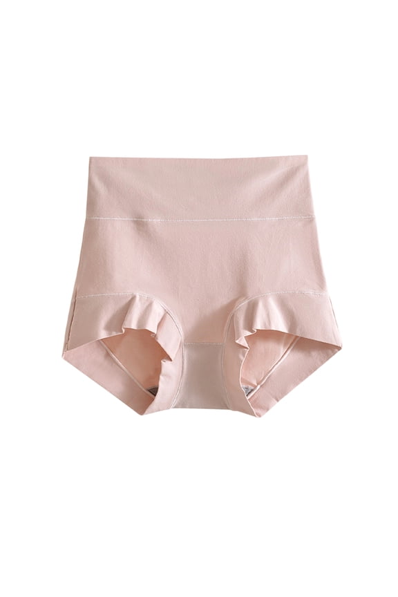 Postpartum C Section Cotton Compression Underwear High Waisted Full Coverage Tummy Control Panties Pink XL