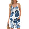 ASDFVBKG Rompers for Women Dressy Sleeveless Wide Leg Short Jumpsuits
