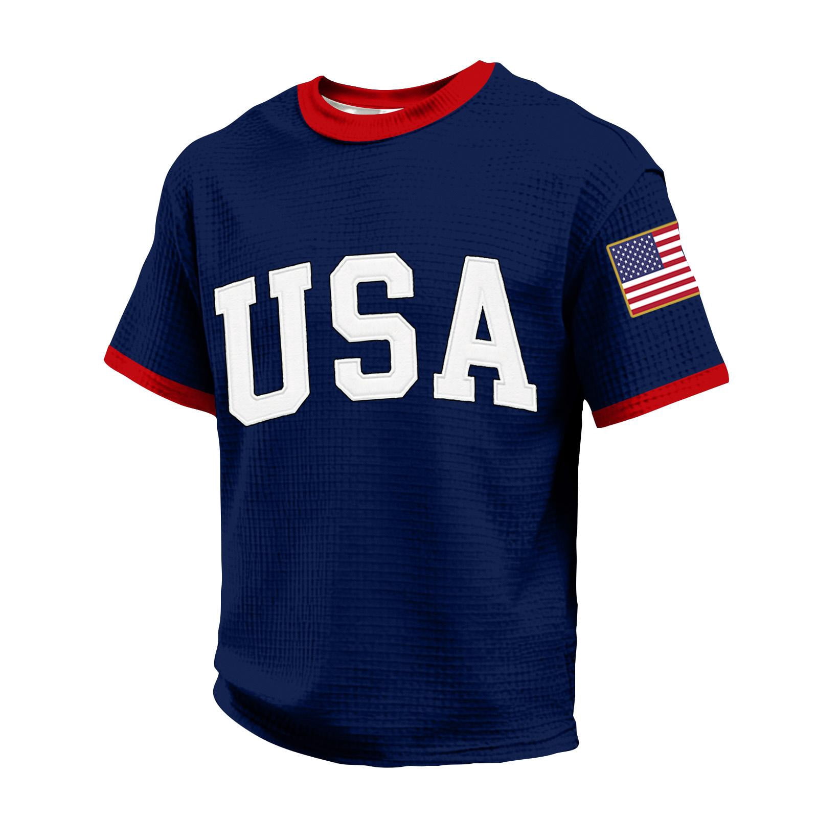 ASDFVBKG Usa Flag Shirts for Men: Usa Flag 1776-2026 Patriotic Shirts ...
