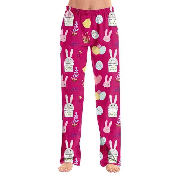 ASDFVBKG Wide Leg Cotton Linen Pants Casual Wide Sleepwear Pants Beach Sleepwear Pants High Waisted Trousers Pink 2XL