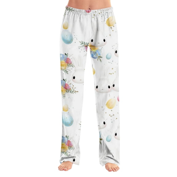 ASDFVBKG Wide Leg Cotton Linen Pants Women Comfy Elastic Sleepwear Pants Trendy Clothes High Waisted Trousers White S