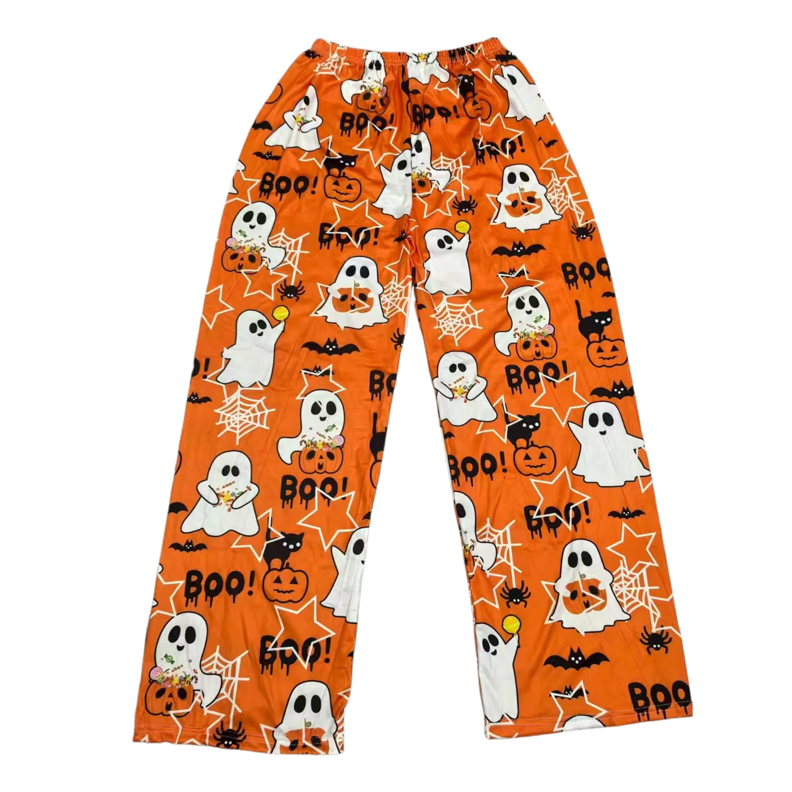 ASDFVBKG Women Halloween Lounge Pajama Pants Lounge Wide Leg Pants Soft