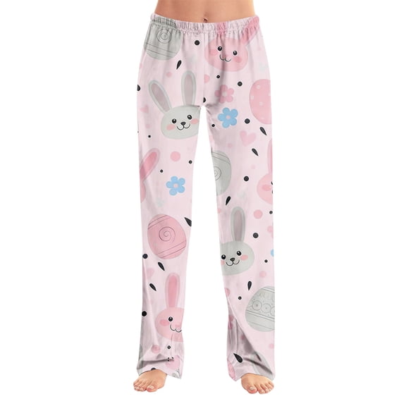 ASDFVBKG Women Wide Leg Flowy Cotton Linen Pants Loose Fit Sleepwear Pants Dressy High Waisted Pants Beach Sleepwear Trousers Pink 2XL