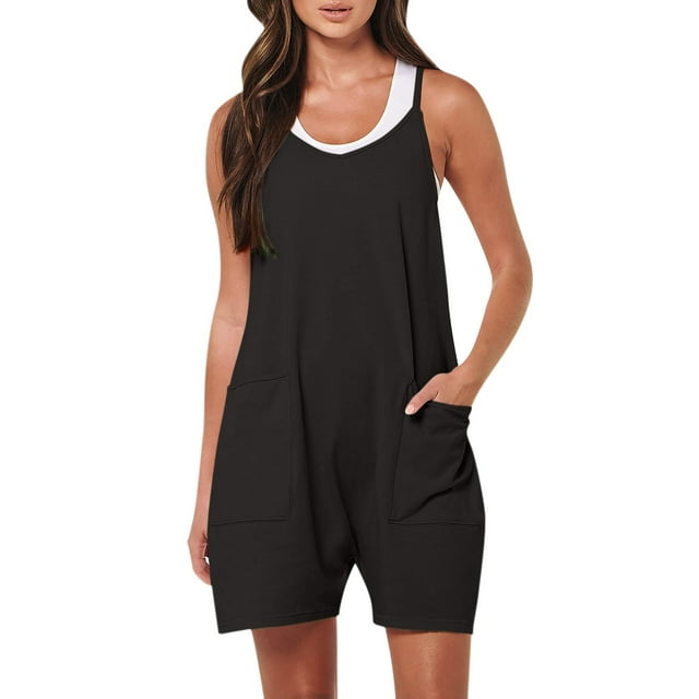 ASDFVBKG Women's Tennis Dresses with Shorts Sleeveless Spaghetti Straps