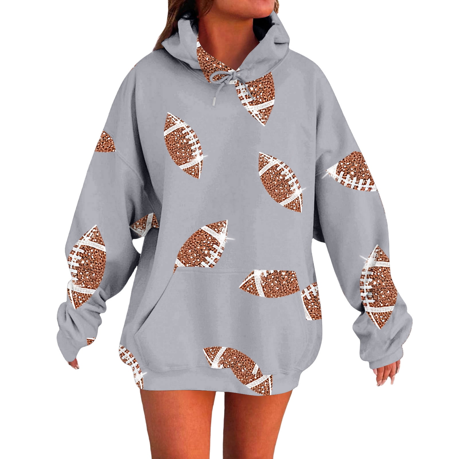 Yihaojia Sparkly Long Sleeve Sweatshirt For Women - Fall Casual Crewneck Lightweight Pullover - View #13
