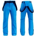 thumbnail image 1 of ASDFVBKG Womens Ski Pants Waterproof Oversized Windproof Overalls Warm Pants with Pockets Adjustable Straps Outdoor 2025 Winter Cargo Royal Blue L, 1 of 2