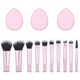 ASDIIT Travel Makeup Brush Set 10pcs Short Makeup Brushes Soft Hair