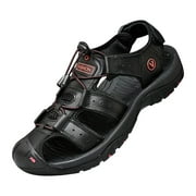 Mens Closed Toe Sandals in Mens Sandals | Black - Walmart.com display picture 3