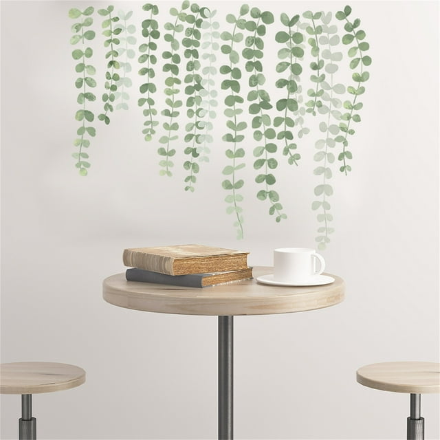 ASDYO Green Plant Sticker Wall Sticker Removable Art Mural Party Decal