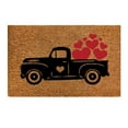 ASDYO Happy Valentine's Day Forest Doll Decorative Doormat Indoor