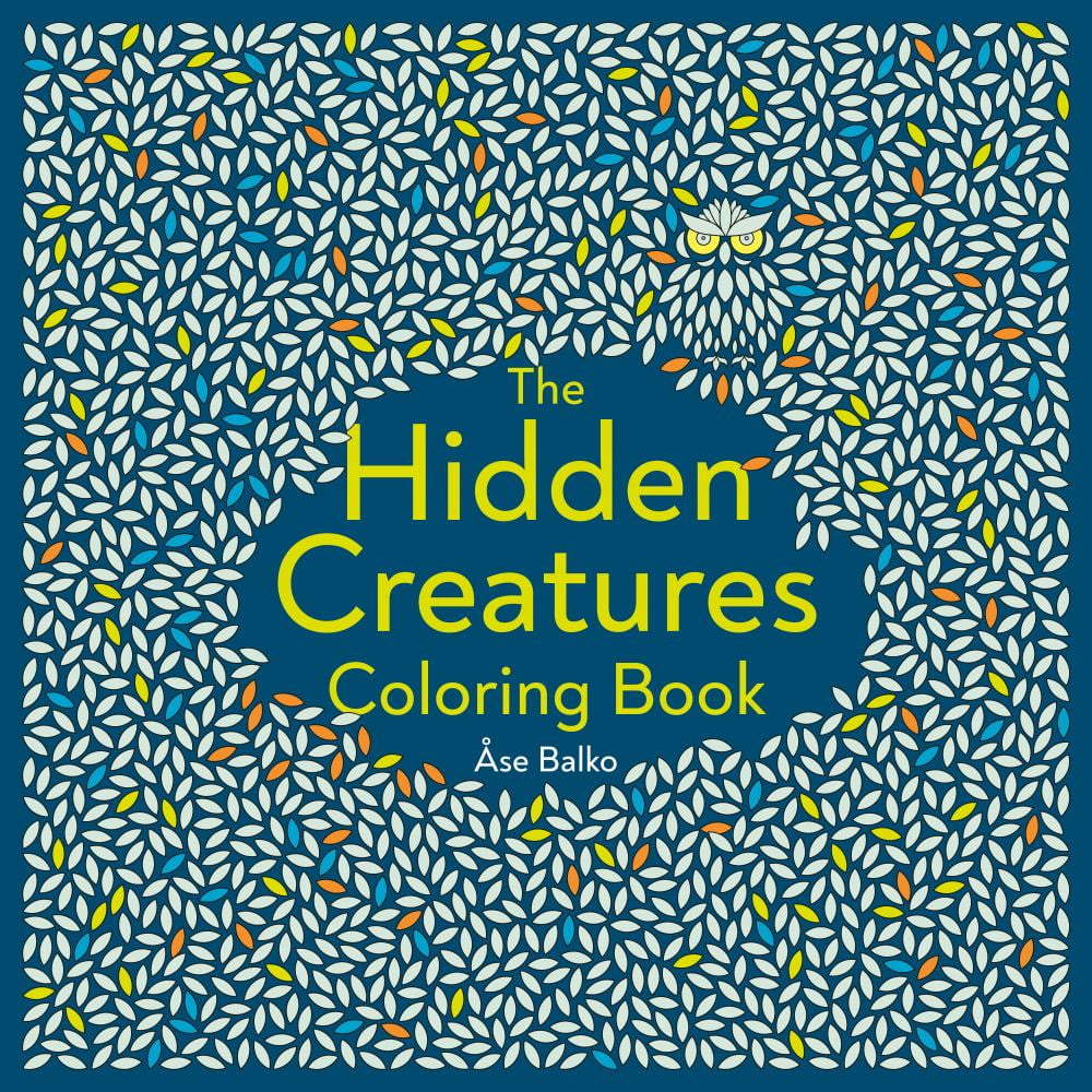 ASE BALKO: The Hidden Creatures Coloring Book, 96 pages (Paperback ...