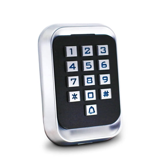 ASE Modern Illuminated Outdoor Keypad with WG26 and RFID | FAS-KP70