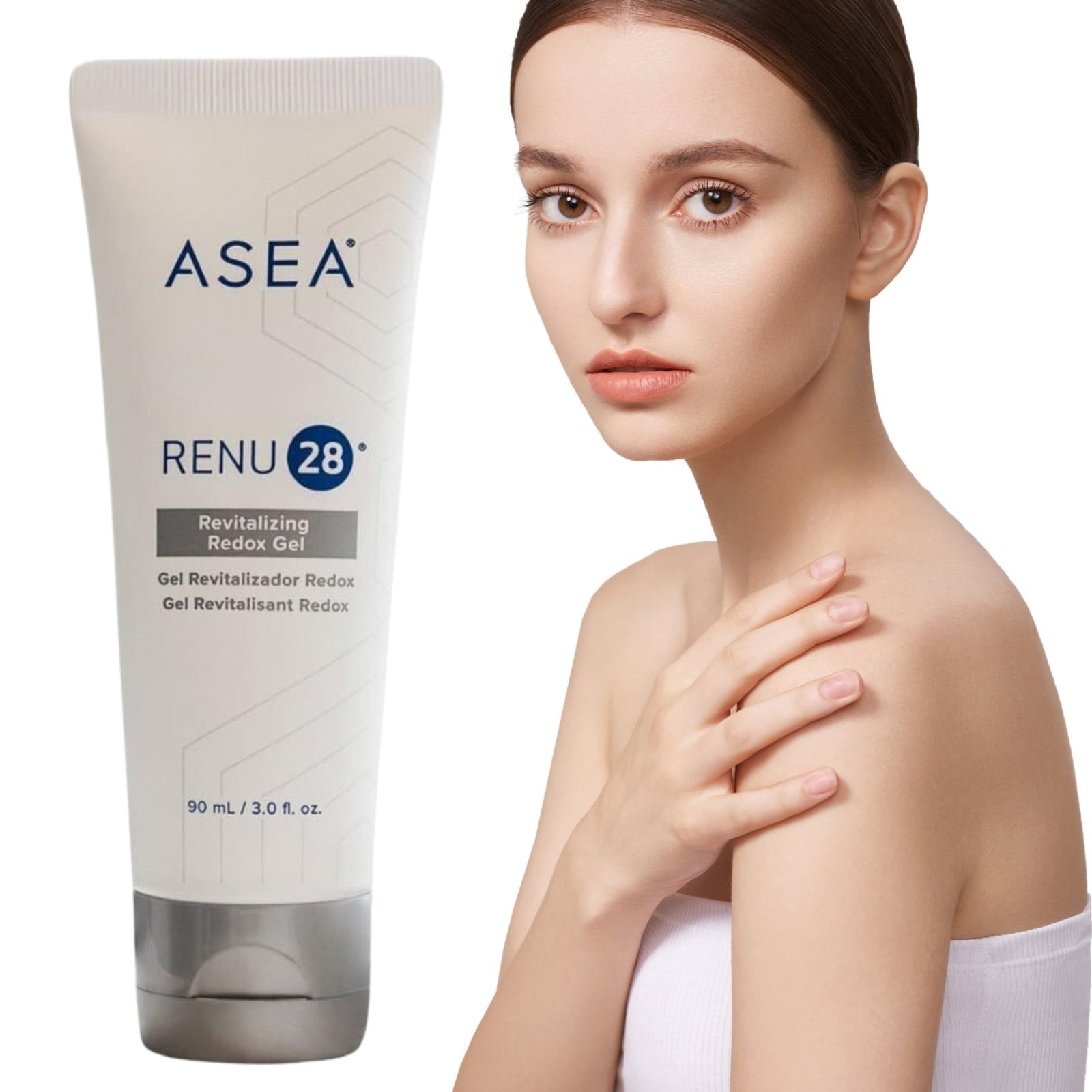 ASEA RENU28 Anti-Aging Gel – 3 Oz Skin Tightening & Hydrating