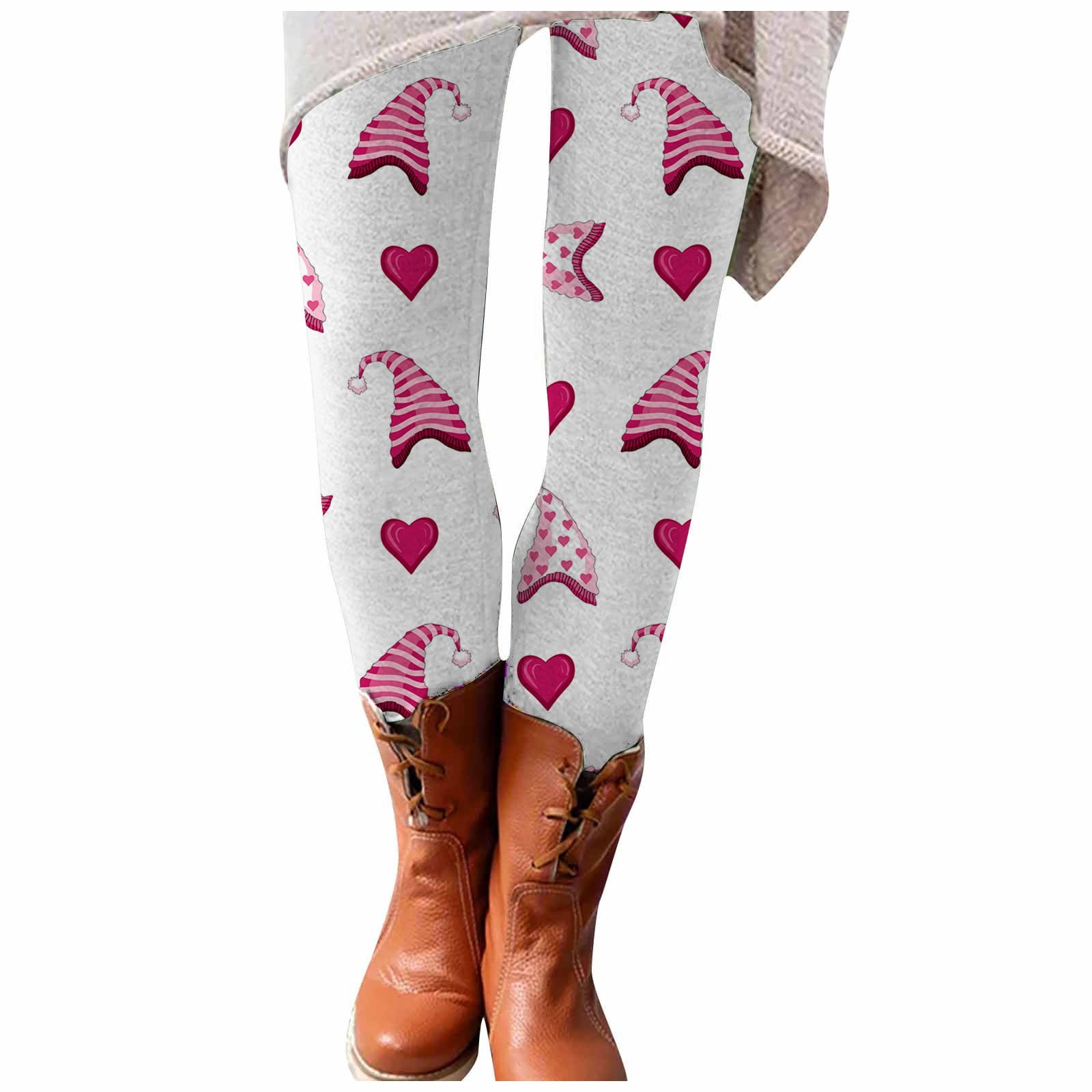 Women's Valentine Lift Leggings Sport Sweet Heart Buttery Soft