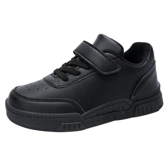 ASEIDFNSA Kids Shoes Toddler Boys Girls Athletic Running Sports Strap Sneakers for Everyday Black 12