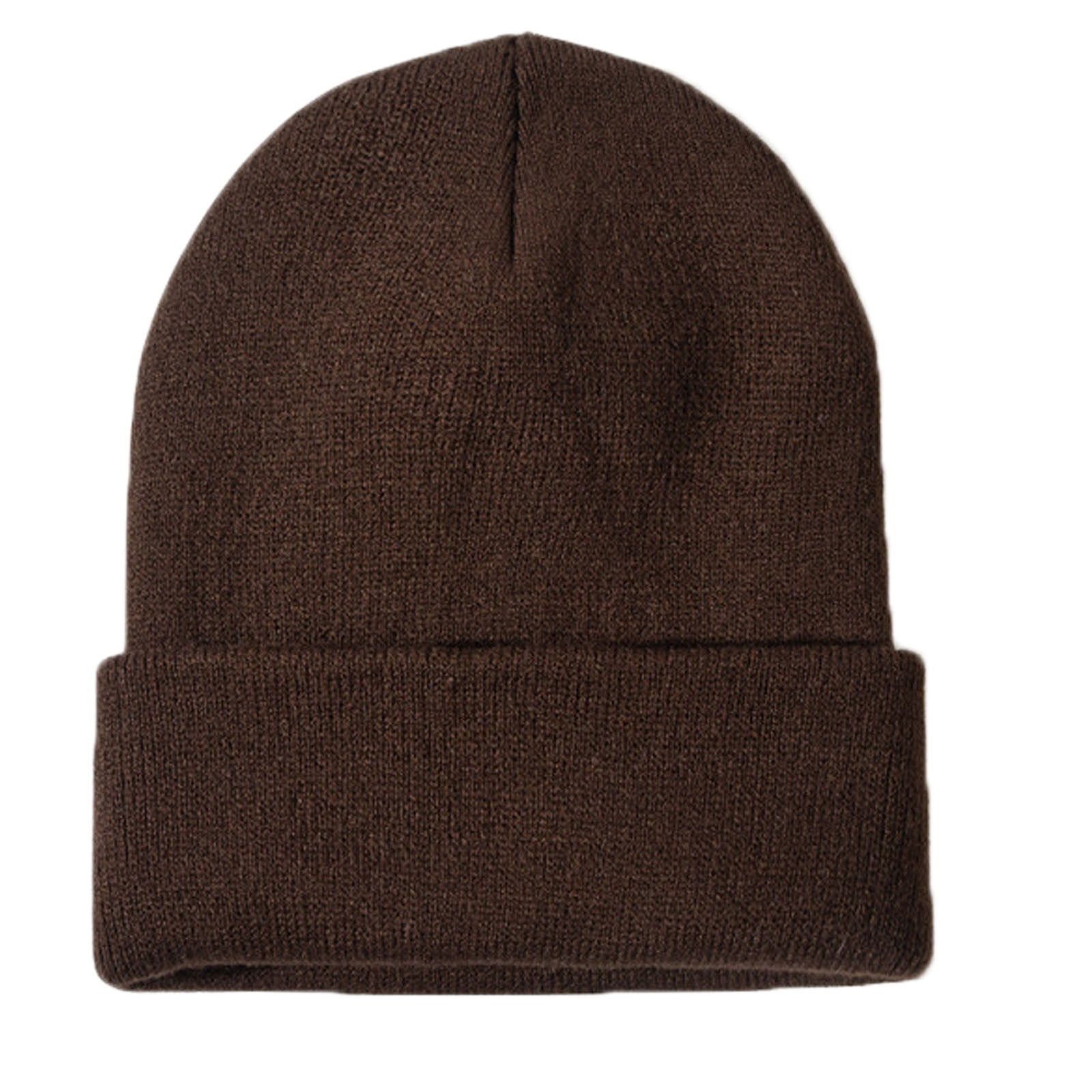 Women Winter Pure Color Soft Wool Knitted Hat