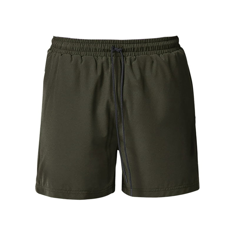 ASEIDFNSA Tan Through Shorts Mens Bathing Suits Plain Color Smooth Board Sports Pants Men S Fitness Pants Summer Thin Loose Quick Drying Running
