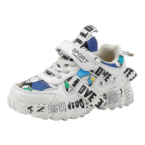 ASEIDFNSA Toddler Boys Girls Sneaker Non Slip Breathable Sport Walking Running Shoes Blue 13