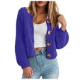 thumbnail image 1 of ASEIDFNSA Womens Oversized Cardigan Sweaters Chunky Knit Button Down V Neck Pockets Fall Casual, 1 of 4