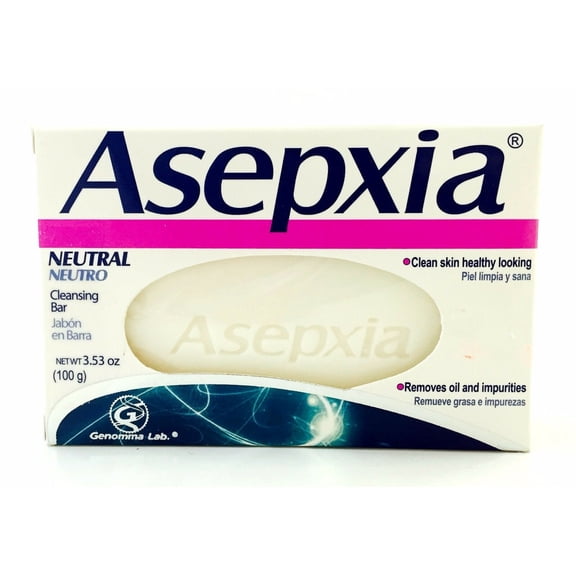 ASEPXIA JABON NEUTRO CONTRA ACNE / NEUTRAL CLEANSING SOAP BAR FOR ACNE 3.53 OZ