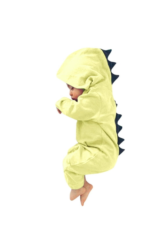 Baby Boy Girl Dinosaur Hooded Romper Jumpsuit Outfits Clothes Girl Crop Sweatshirt Preemie Girl Set Giraffe Baby Outfit Fit 3 Thanksgiving Dresses Girls