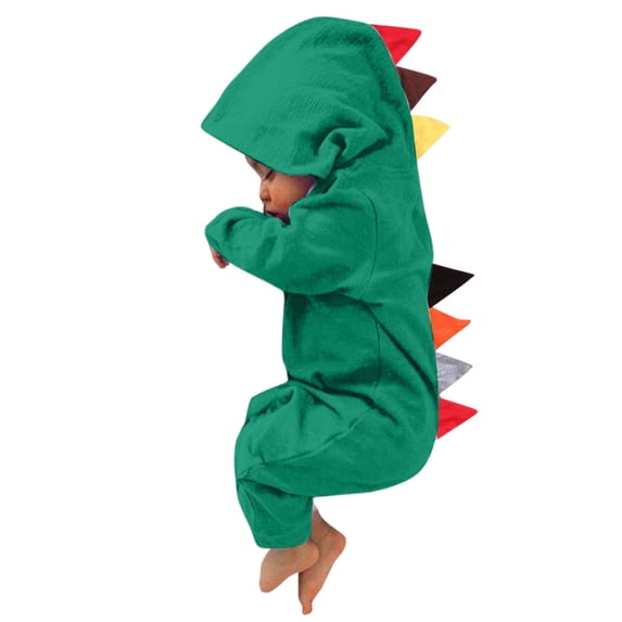 ASFGIMUJ Baby Boy Girls Dinosaur Style Patchwork Romper Jumpsuit Playsiut,Size 12 Months-18 Months