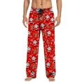 thumbnail image 1 of ASFGIMUJ Christmas Mens Casual Pants Pajama Pants With Drawstring And Pockets Christmas Gift, 1 of 4