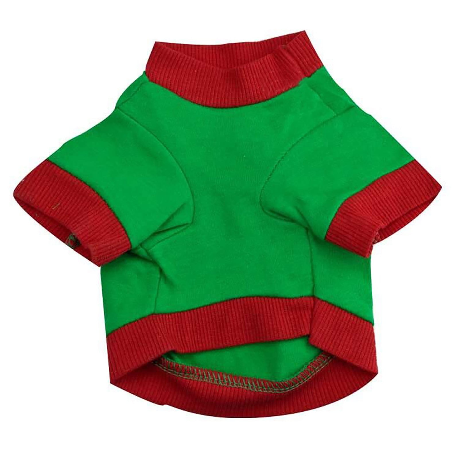 ASFGIMUJ Dog Clothes Girl Fall Christmas Pet Dog Puppy Clothes Cotton
